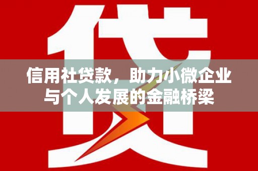 雁塔信用社贷款，助力小微企业与个人发展的金融桥梁