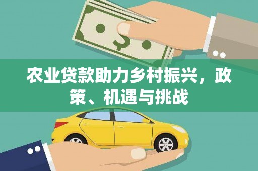雁塔农业贷款助力乡村振兴，政策、机遇与挑战