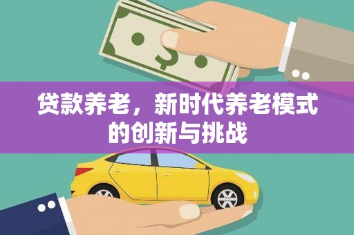 雁塔贷款养老，新时代养老模式的创新与挑战
