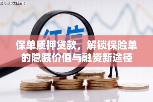 雁塔保单质押贷款，解锁保险单的隐藏价值与融资新途径