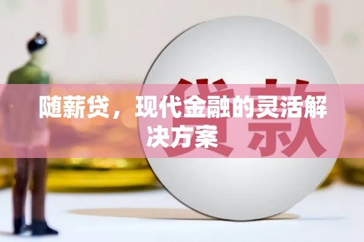 雁塔随薪贷，现代金融的灵活解决方案