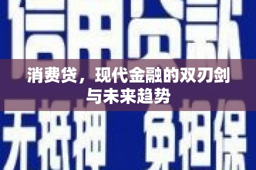 雁塔消费贷，现代金融的双刃剑与未来趋势