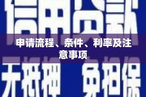 雁塔申请流程、条件、利率及注意事项