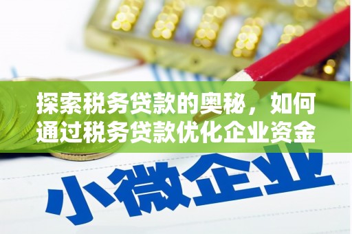 雁塔探索税务贷款的奥秘，如何通过税务贷款优化企业资金流