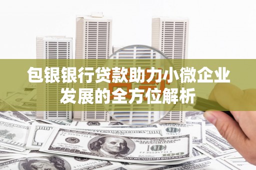 雁塔包银银行贷款助力小微企业发展的全方位解析