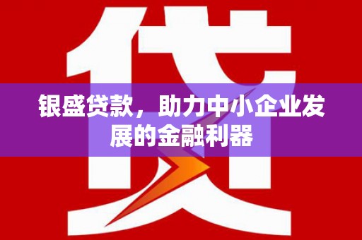 雁塔银盛贷款，助力中小企业发展的金融利器