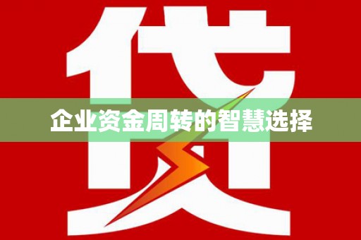 雁塔企业资金周转的智慧选择