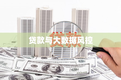 雁塔贷款与大数据风控