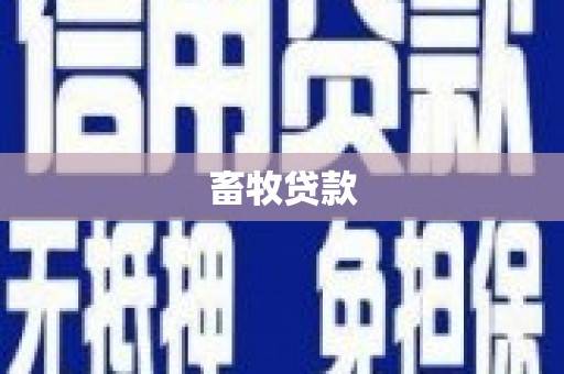 雁塔畜牧贷款
