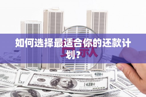 雁塔如何选择最适合你的还款计划？