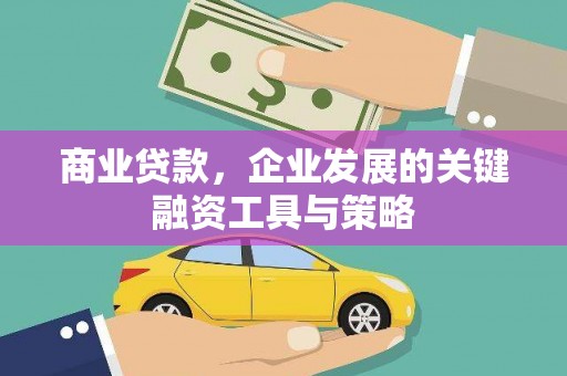 雁塔商业贷款，企业发展的关键融资工具与策略