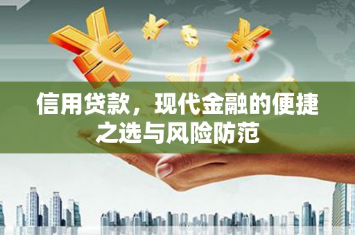 雁塔信用贷款，现代金融的便捷之选与风险防范