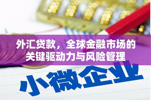 雁塔外汇贷款，全球金融市场的关键驱动力与风险管理