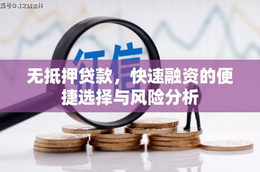 雁塔无抵押贷款，快速融资的便捷选择与风险分析