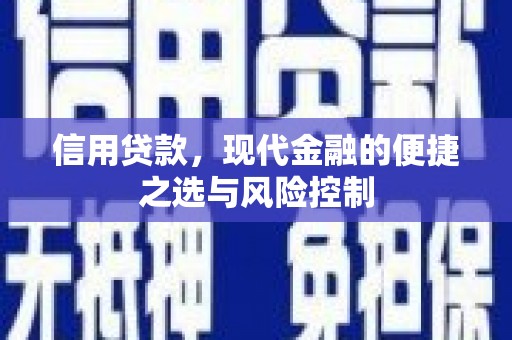 雁塔信用贷款，现代金融的便捷之选与风险控制