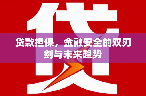 雁塔贷款担保，金融安全的双刃剑与未来趋势