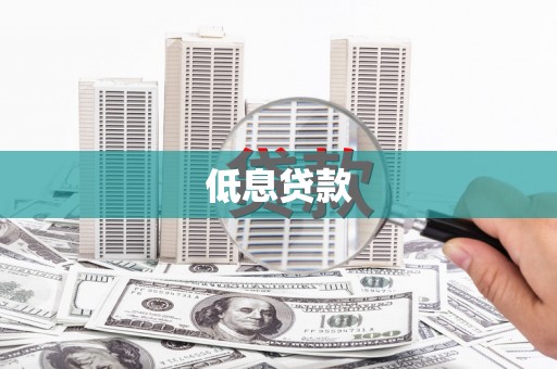 雁塔低息贷款