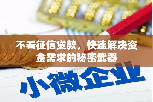 雁塔不看征信贷款，快速解决资金需求的秘密武器
