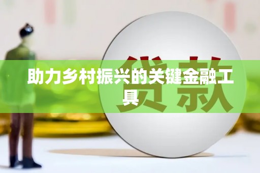雁塔助力乡村振兴的关键金融工具