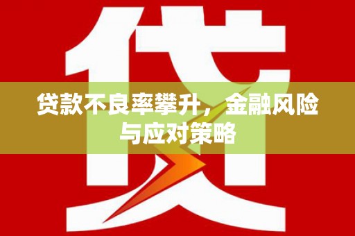 雁塔贷款不良率攀升，金融风险与应对策略