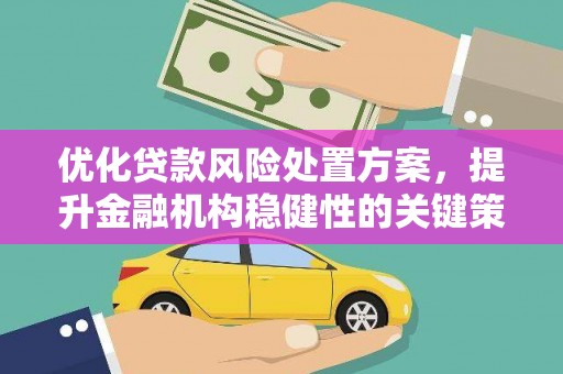 雁塔优化贷款风险处置方案，提升金融机构稳健性的关键策略