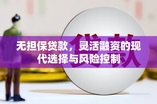 雁塔无担保贷款，灵活融资的现代选择与风险控制