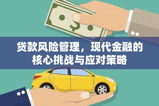 雁塔贷款风险管理，现代金融的核心挑战与应对策略