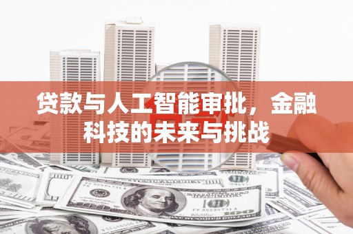 雁塔贷款与人工智能审批，金融科技的未来与挑战