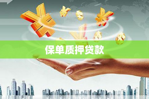 雁塔保单质押贷款